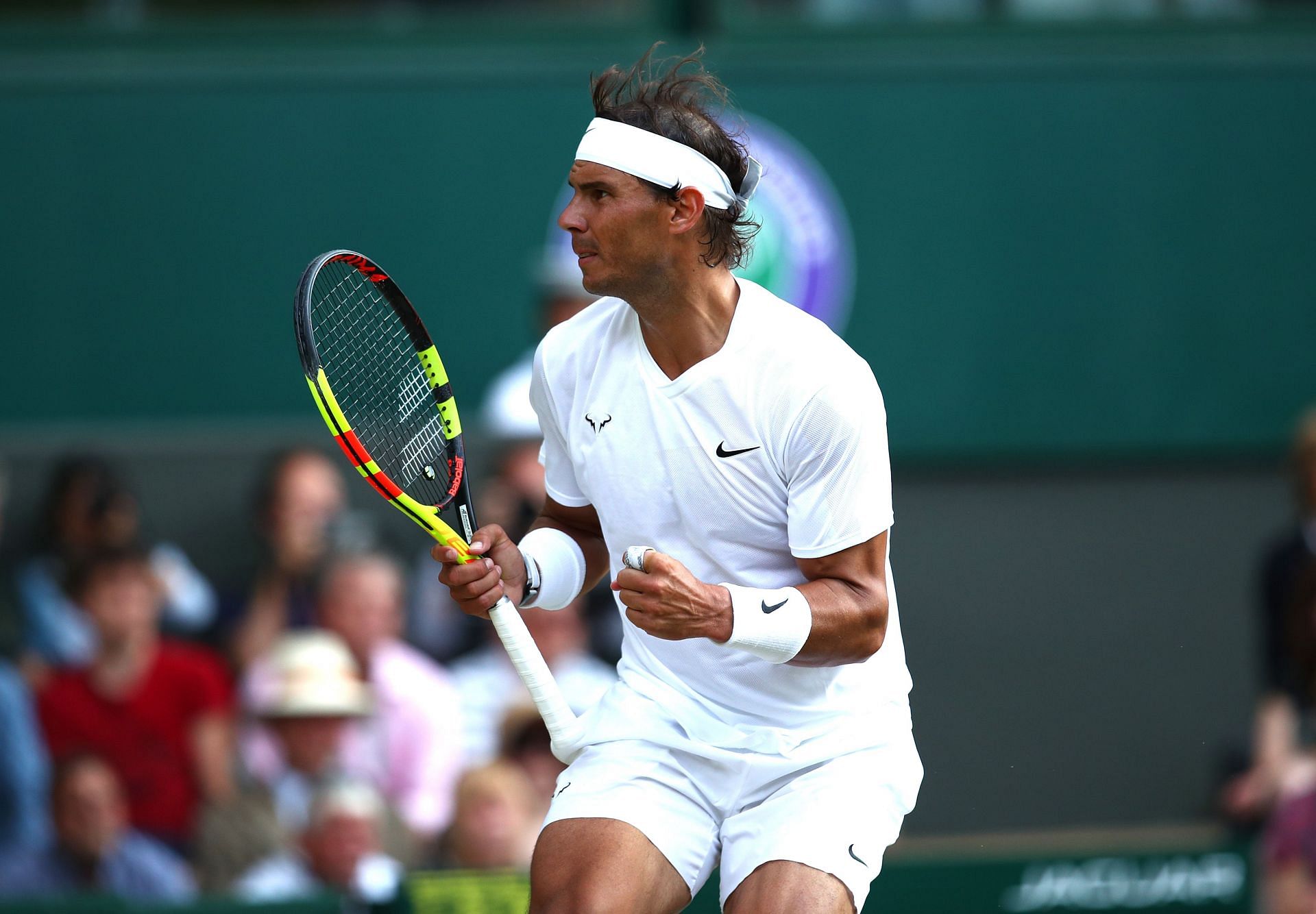 Rafael Nadal at the 2019 Wimbledon Championships